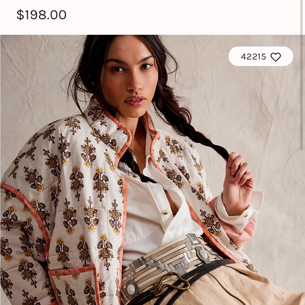 Free people Chloe jacket size small